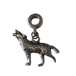 NWOT Pewter Wolf Charms Set of 7